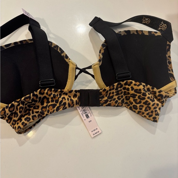 Victoria secret bombshell add 2 cups cheetah print Women's Bra - Picture 6 of 11